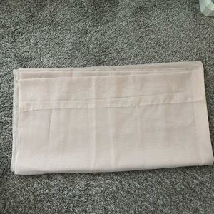 2/$13 Pink sheer curtain panel